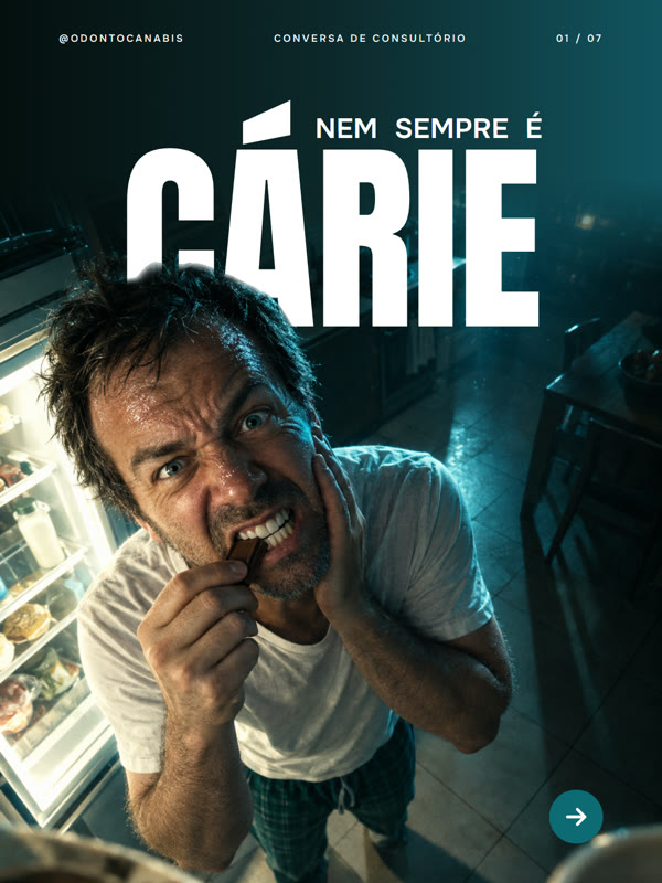 Capa do carrossel: nem sempre é cárie