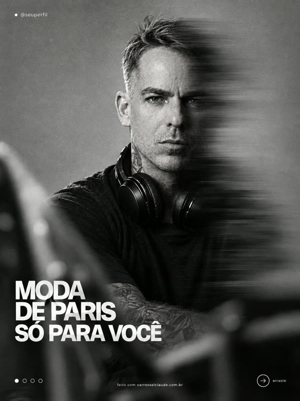 Fabrício como protagonista: movimento